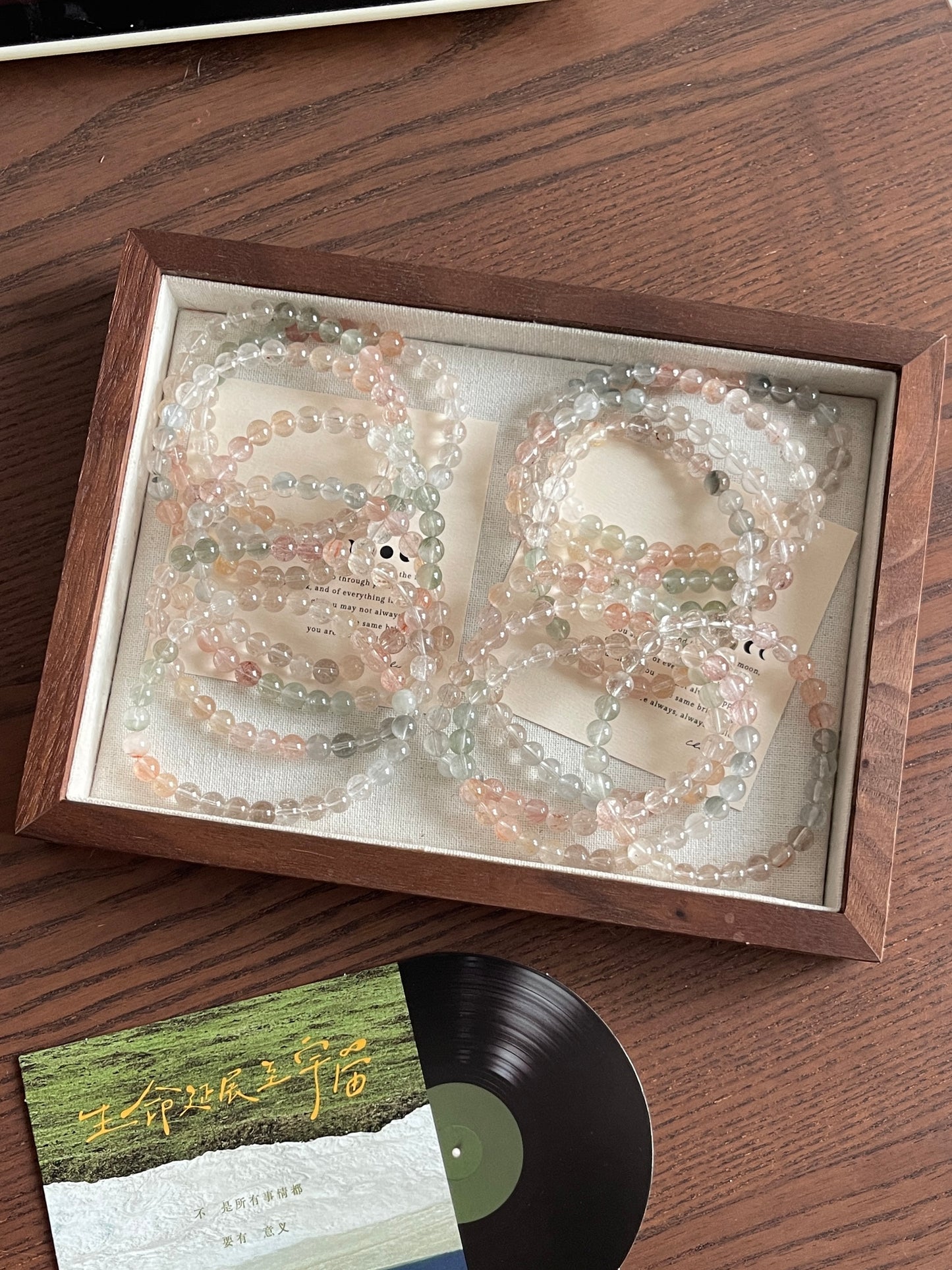 彩兔毛 Multi Colour Rabbit Hair Rutilated Quartz