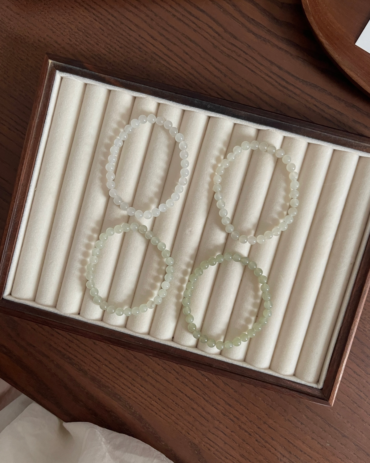 6mm和田玉素圈Nephrite Jade Collection