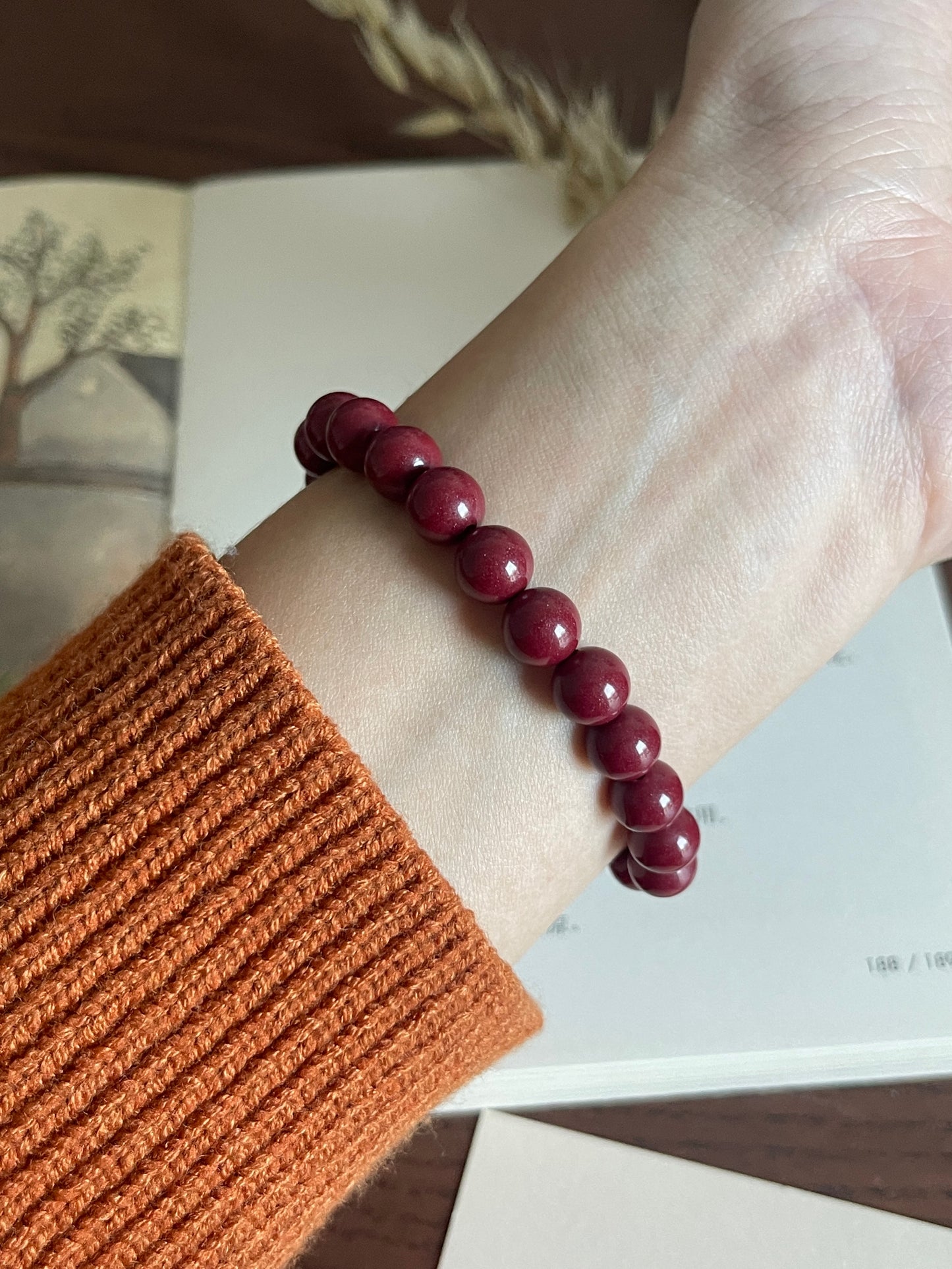 朱砂素圈 Cinnabar Basic Bracelet