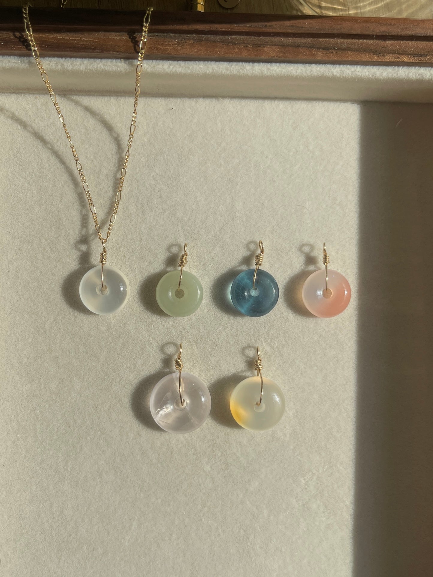 【ANCHI 岸栖手作】平安扣项链 Ping-An Kou Necklace