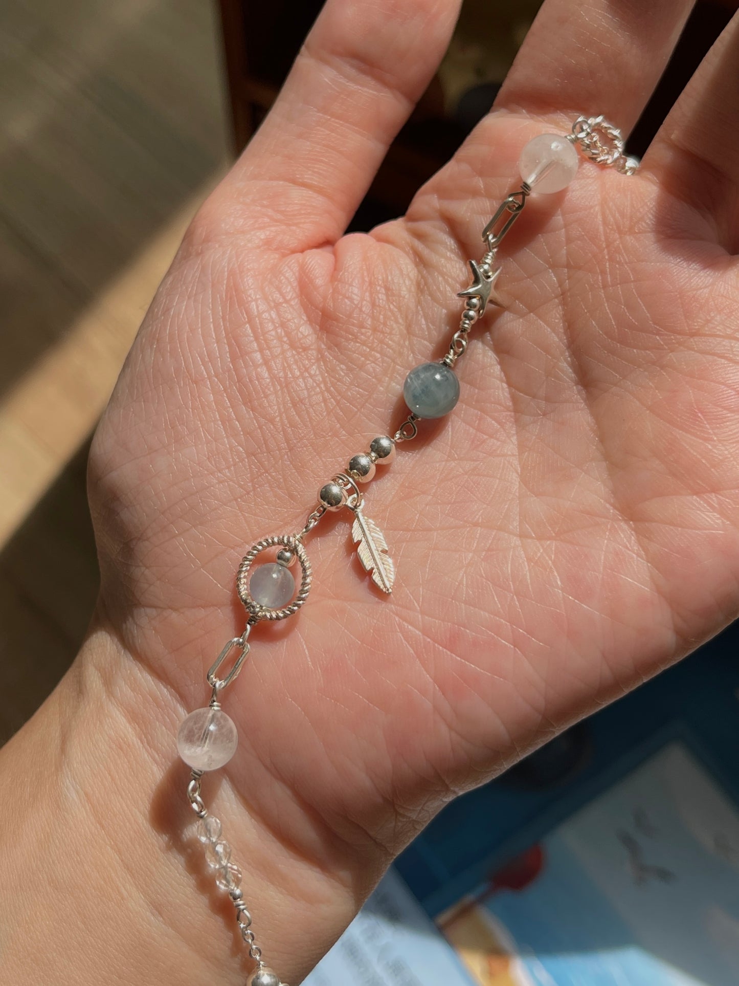 【ANCHI 岸栖手作】飞鸟的羽毛 A Feather Named Freedom(手链款)