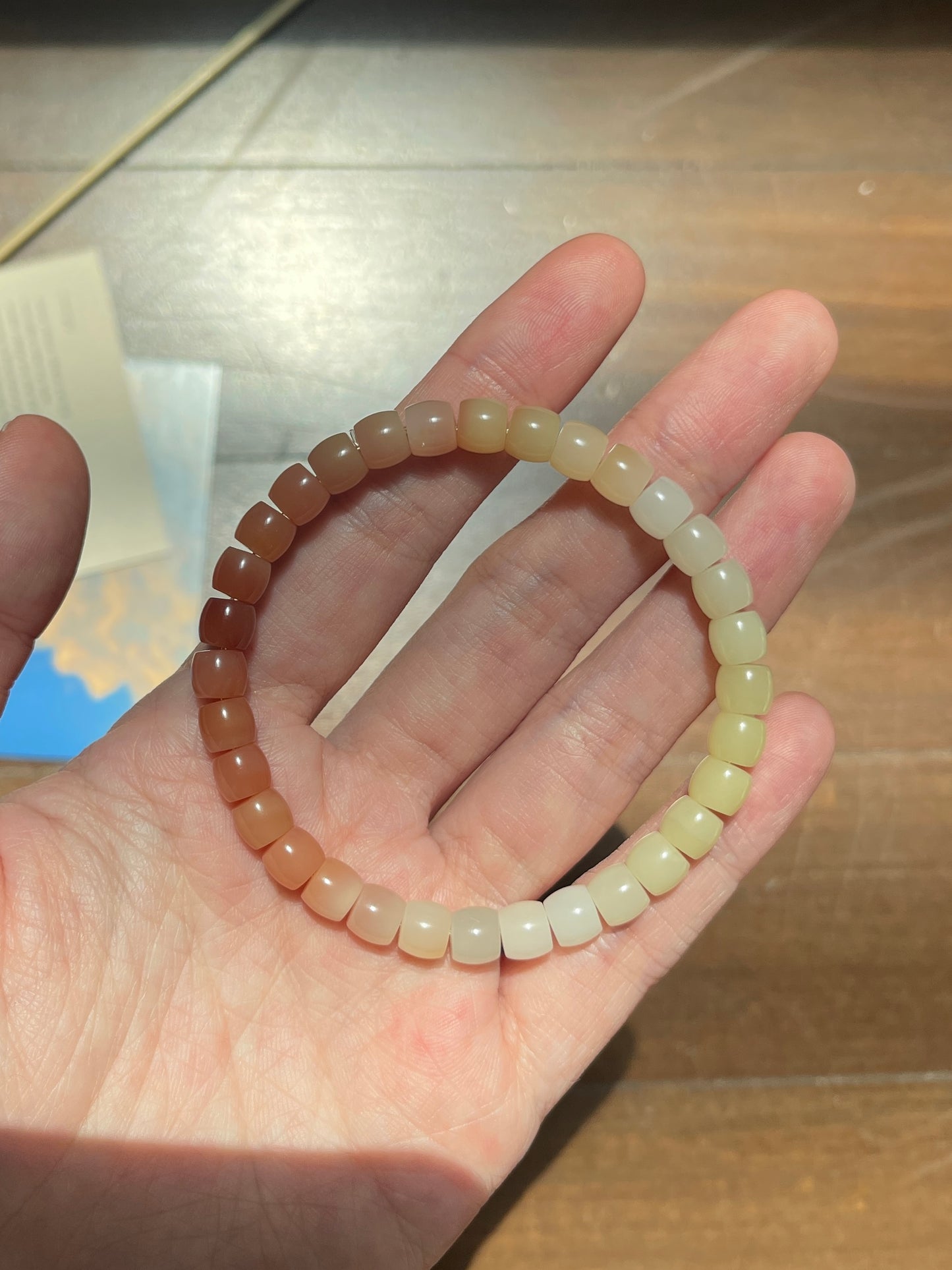 渐变缅粉玉 Burmese Gradient Pink Jade