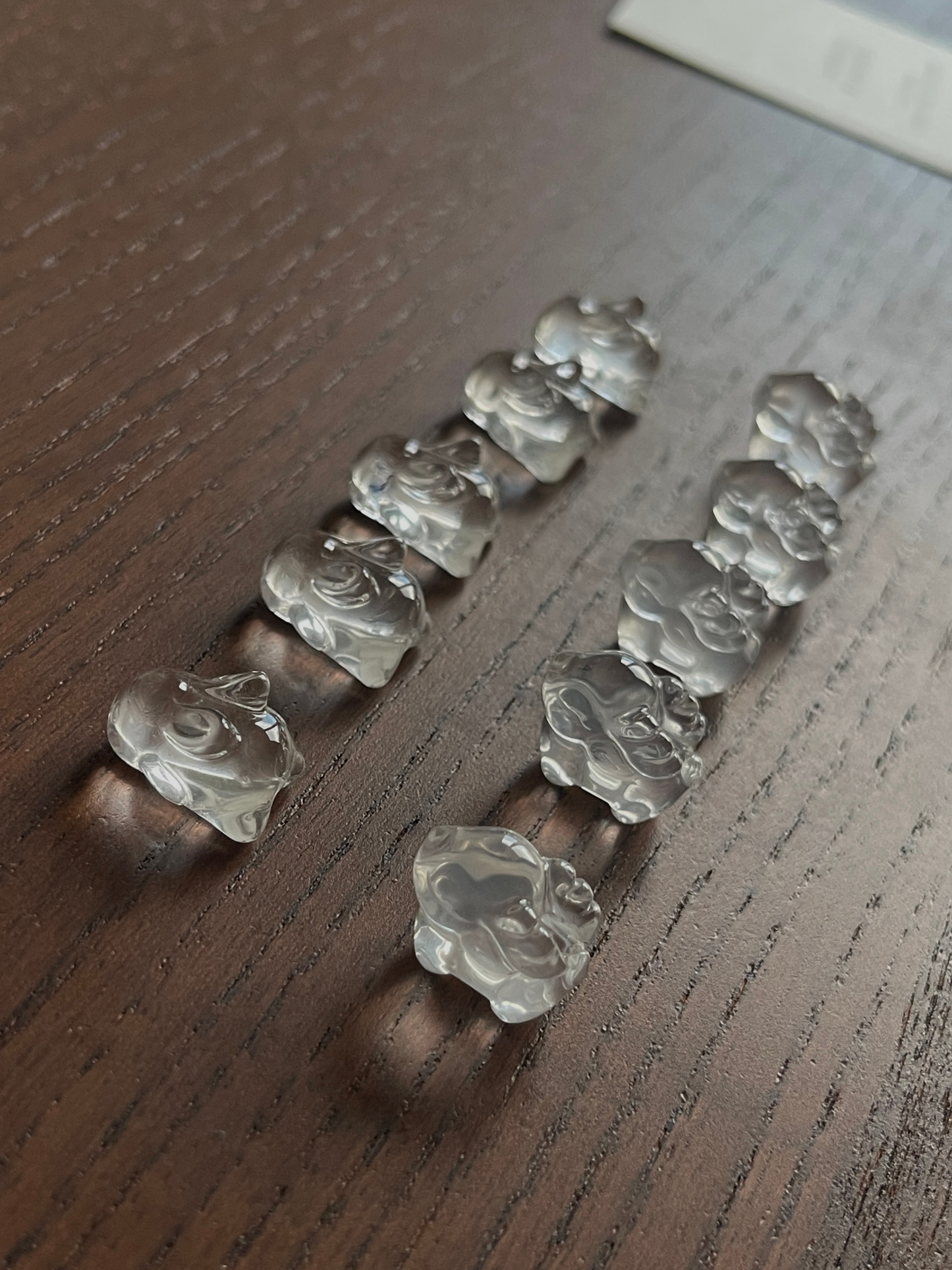 【趴趴兔】/ 【鹿宝宝】白水晶迷你摆件 Clear Quartz Mini Deco