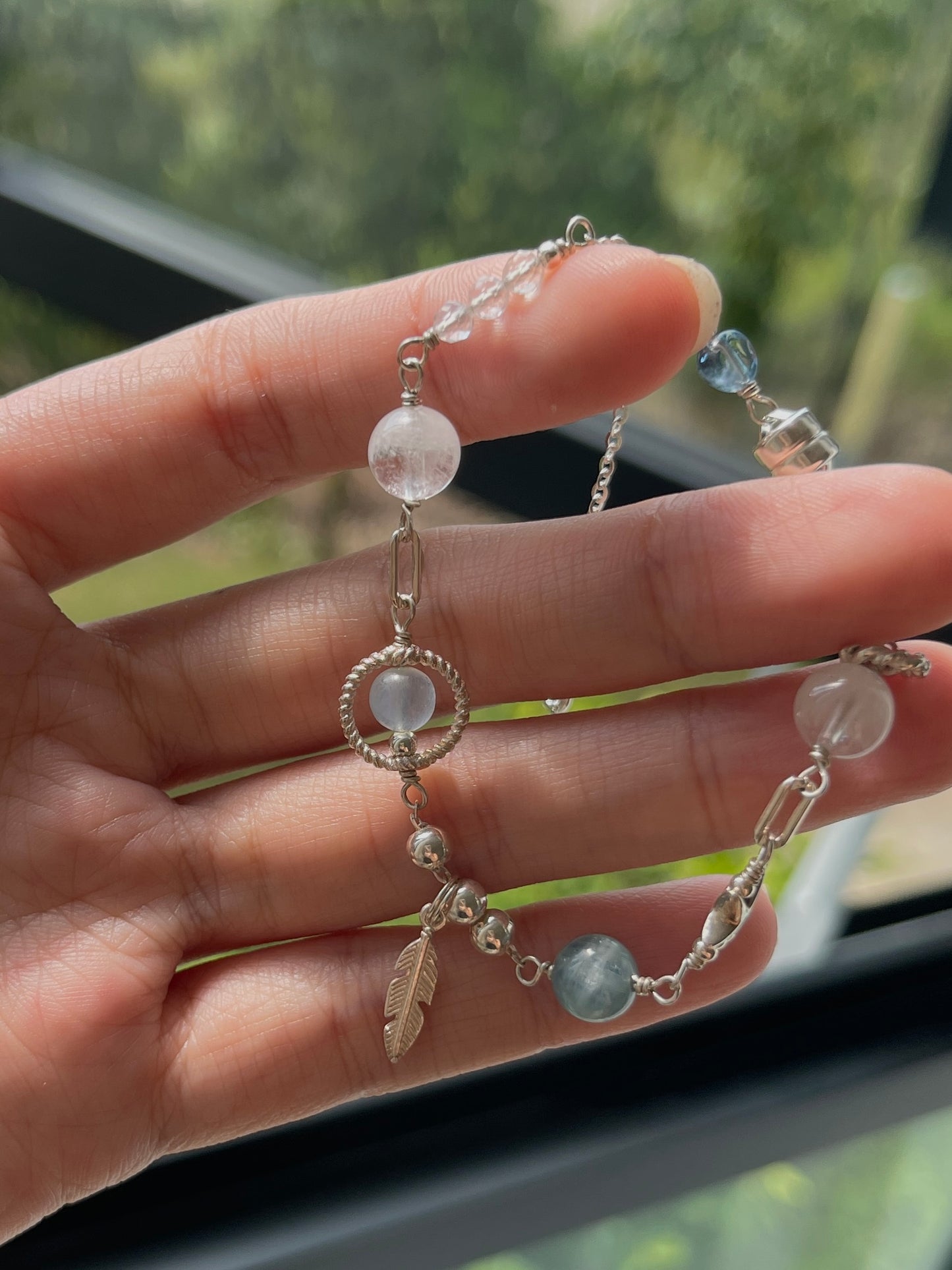 【ANCHI 岸栖手作】飞鸟的羽毛 A Feather Named Freedom(手链款)