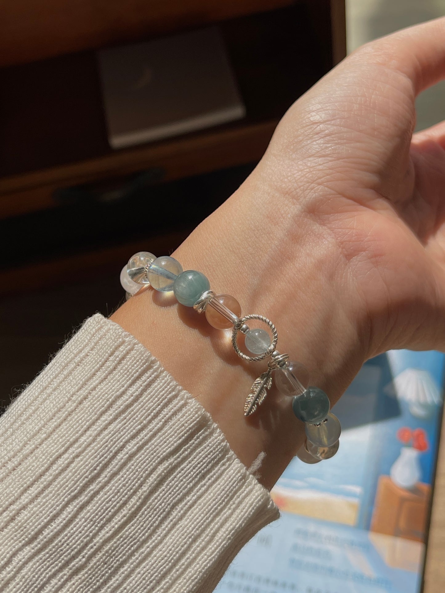 【原创】飞鸟的羽毛 A Feather Named Freedom (手串款)