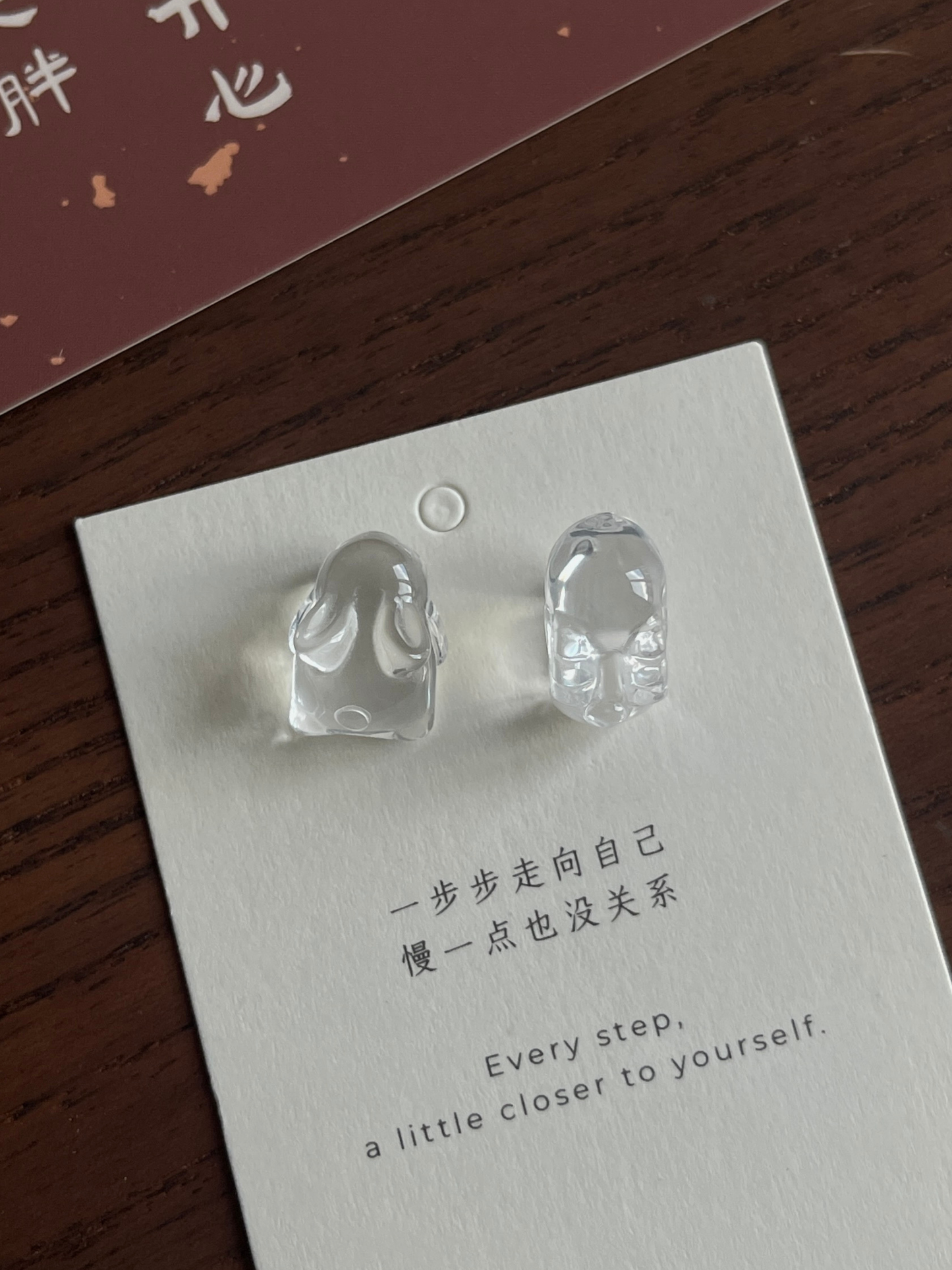 【趴趴兔】/ 【鹿宝宝】白水晶迷你摆件 Clear Quartz Mini Deco