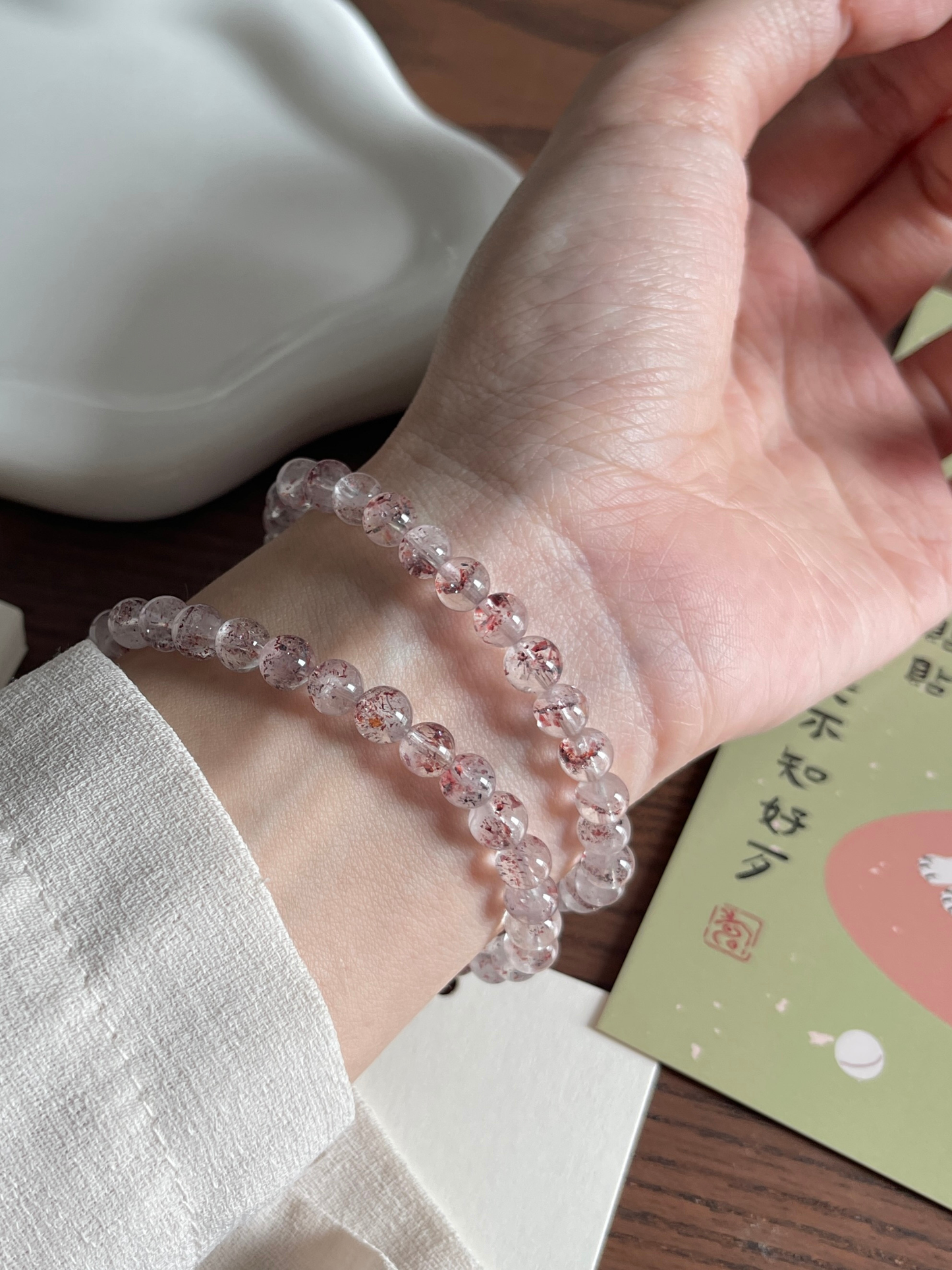 超七金草莓 (性价比)Super Seven Golden Strawberry Quartz