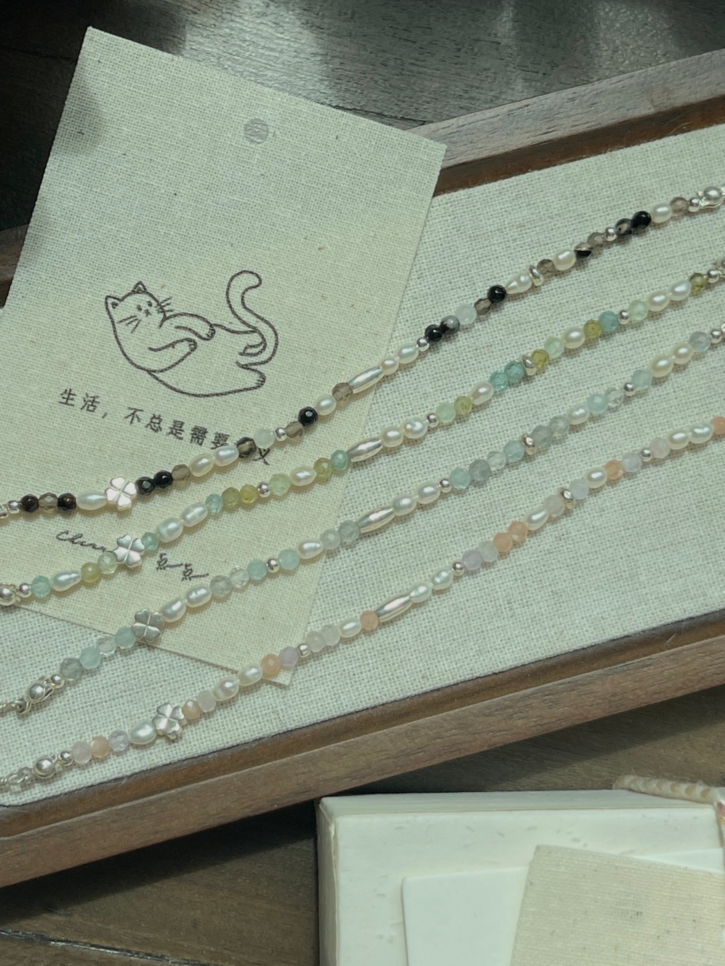 【ANCHI 岸栖手作】人间美好(手链款) Beatiful World (Bracelet)