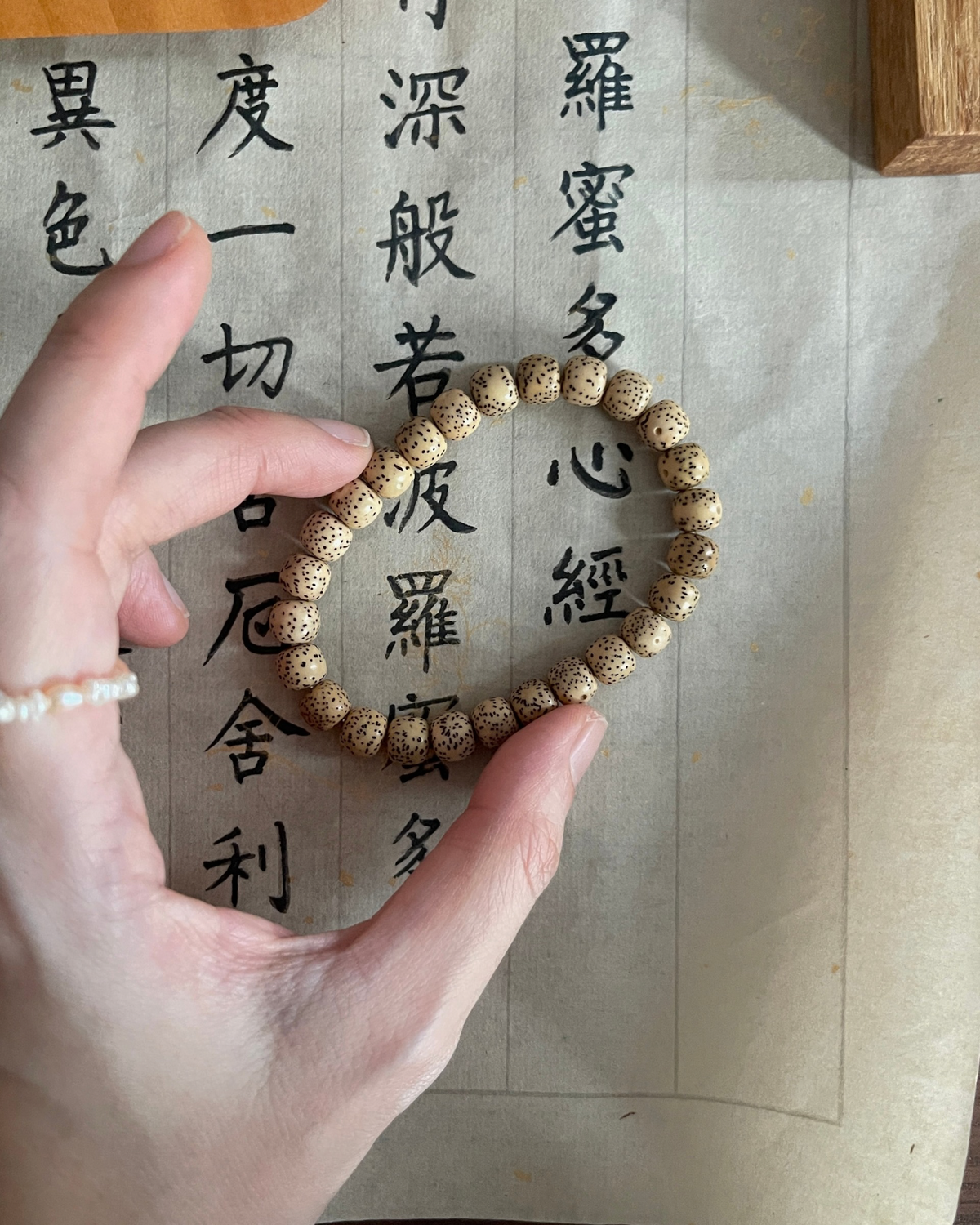 星月菩提老型珠 (素圈)Xingyue Bodhi Seed Bracelet