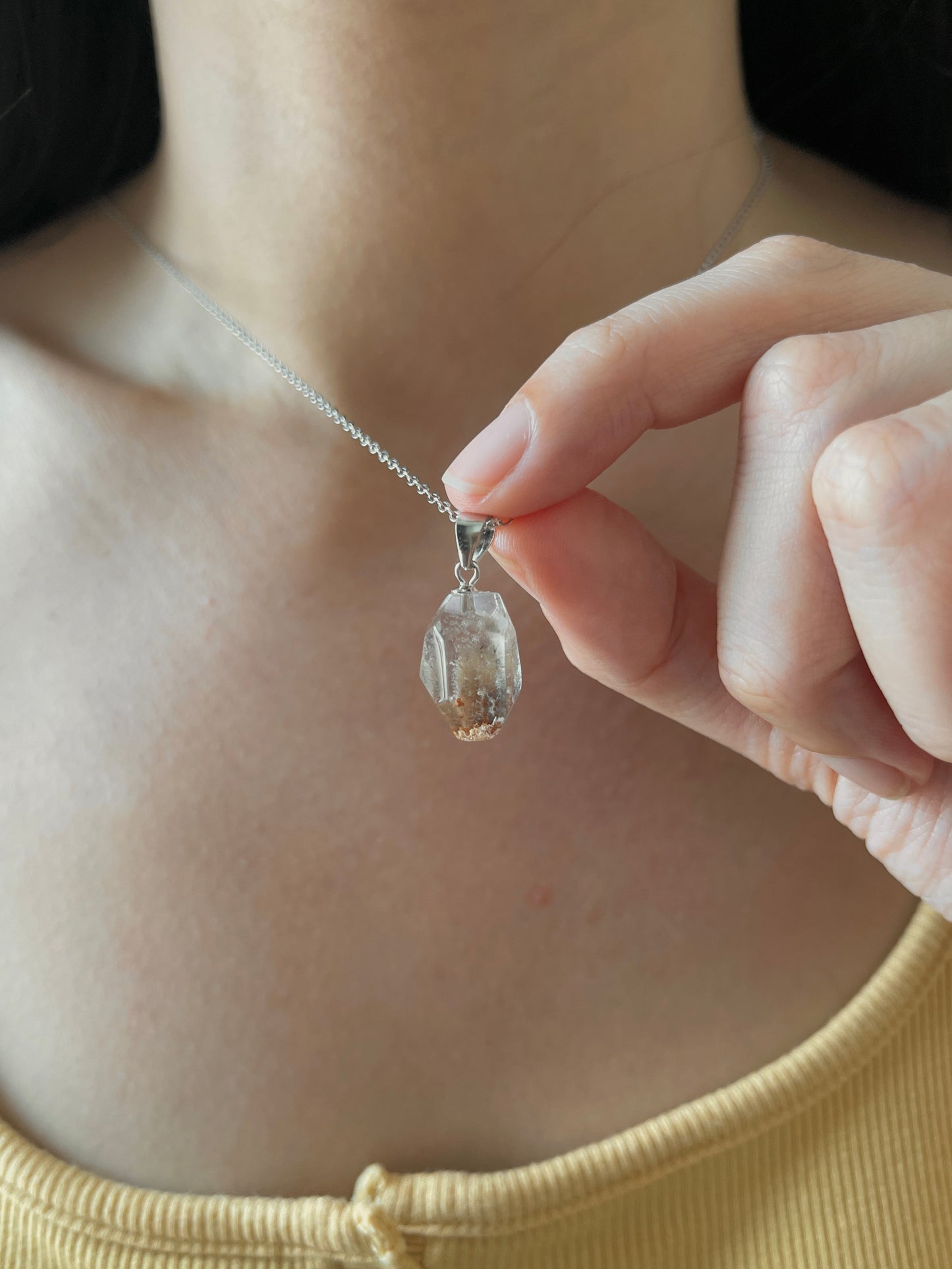 彩幽灵吊坠(迷你) Multi Colour Phantom Quartz Pendant
