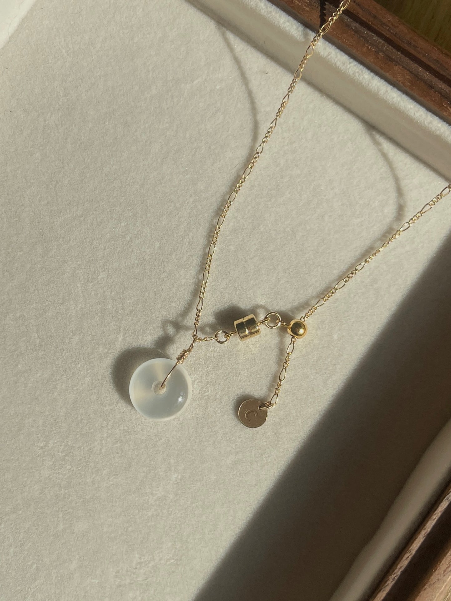 【ANCHI 岸栖手作】平安扣项链 Ping-An Kou Necklace