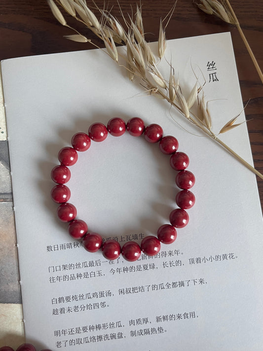 朱砂素圈 Cinnabar Basic Bracelet
