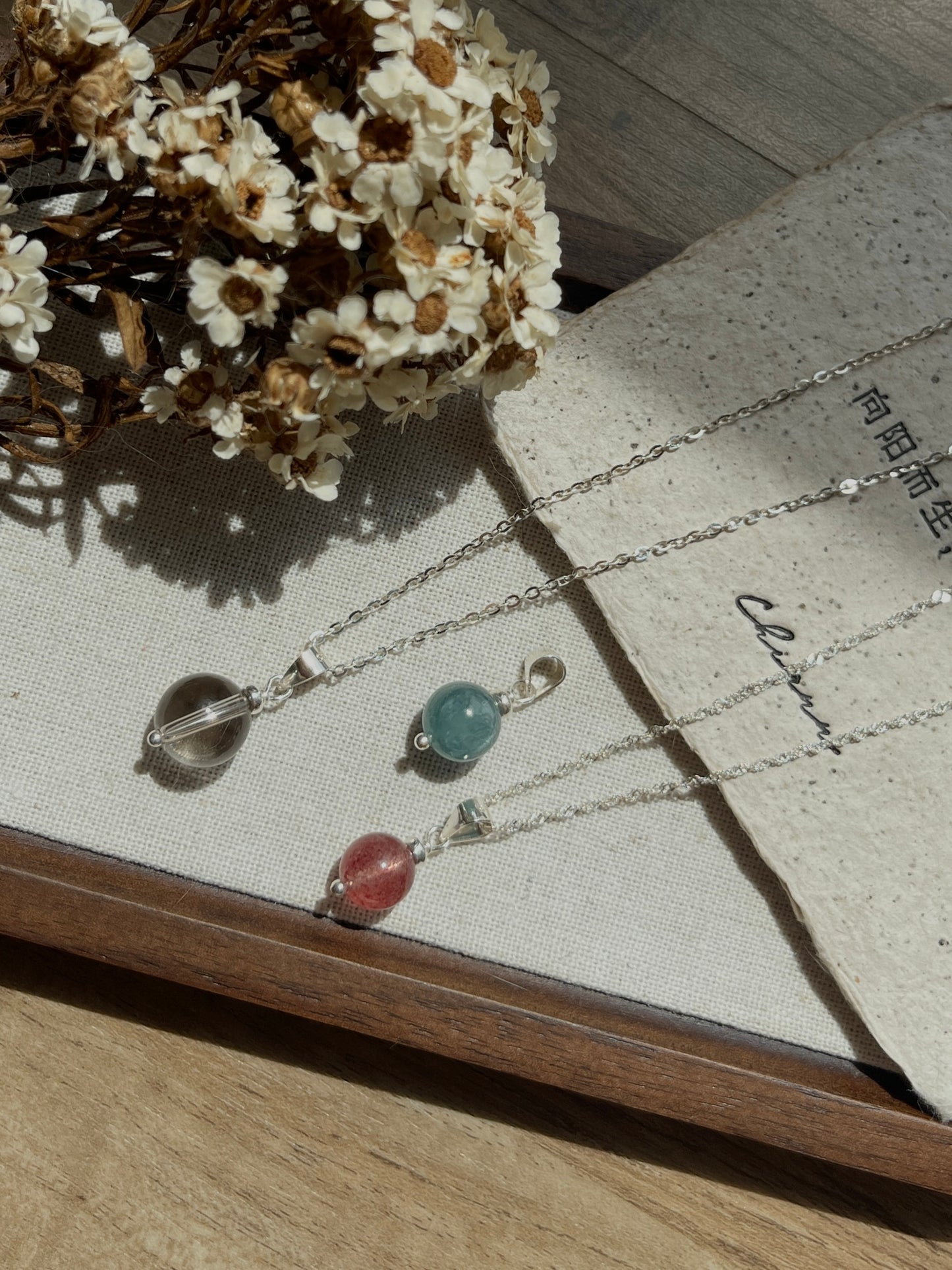 【ANCHI 岸栖手作】日常水晶项链 Daily Crystal Necklace