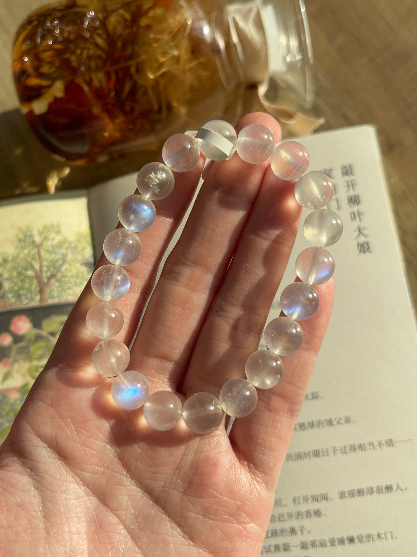 斯里兰卡蓝月光 Sri Lanka Blue Moonstone