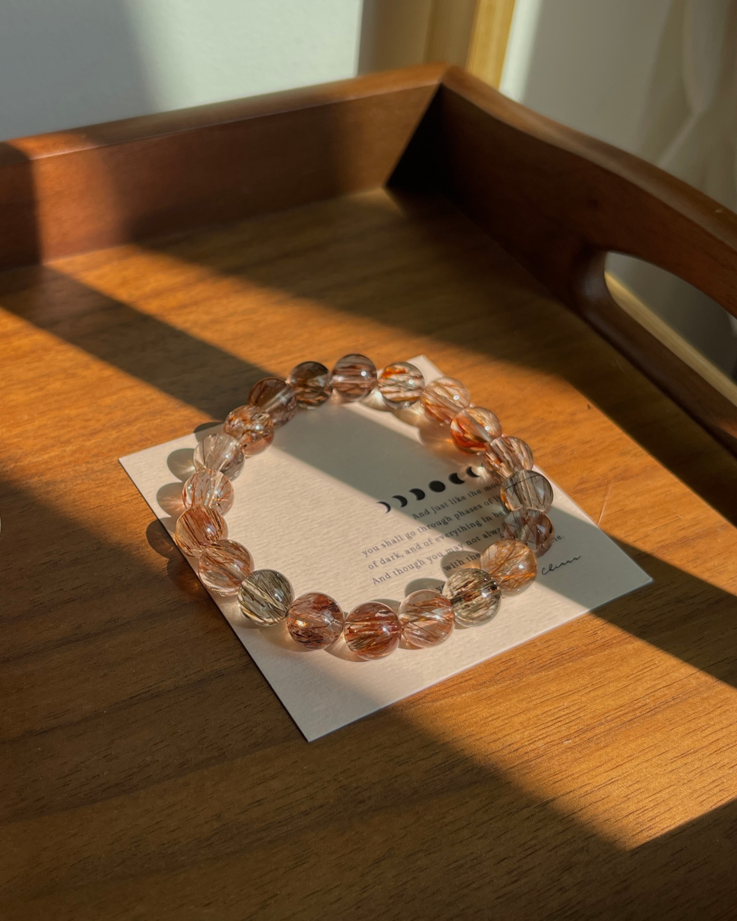 黑金超 Black Gold Rutilated Quartz