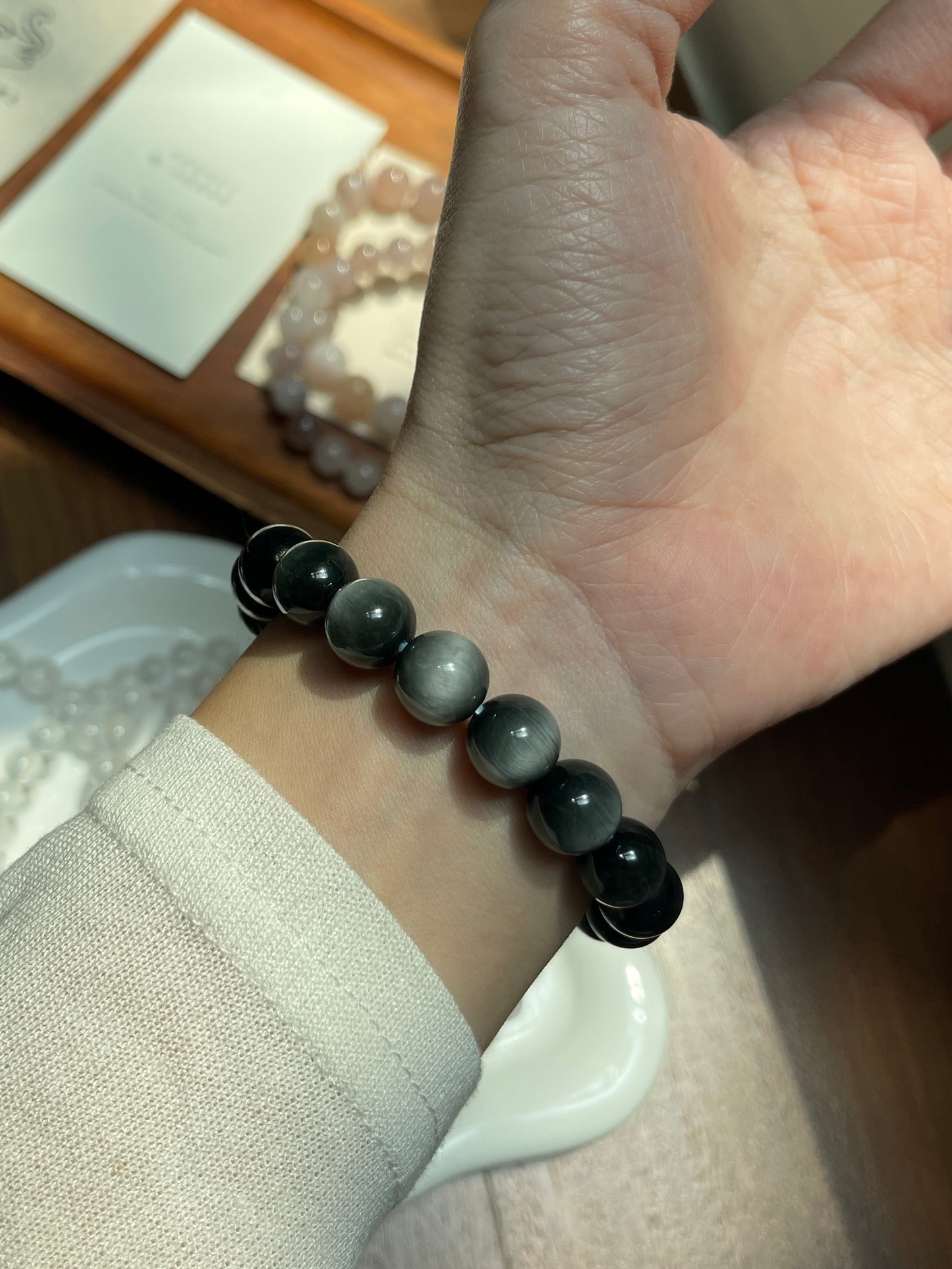 鹰眼石 Hawk’s Eye Blue Tiger Eye