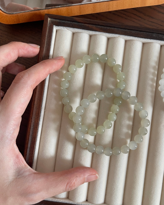 8mm和田玉 Nephrite Jade