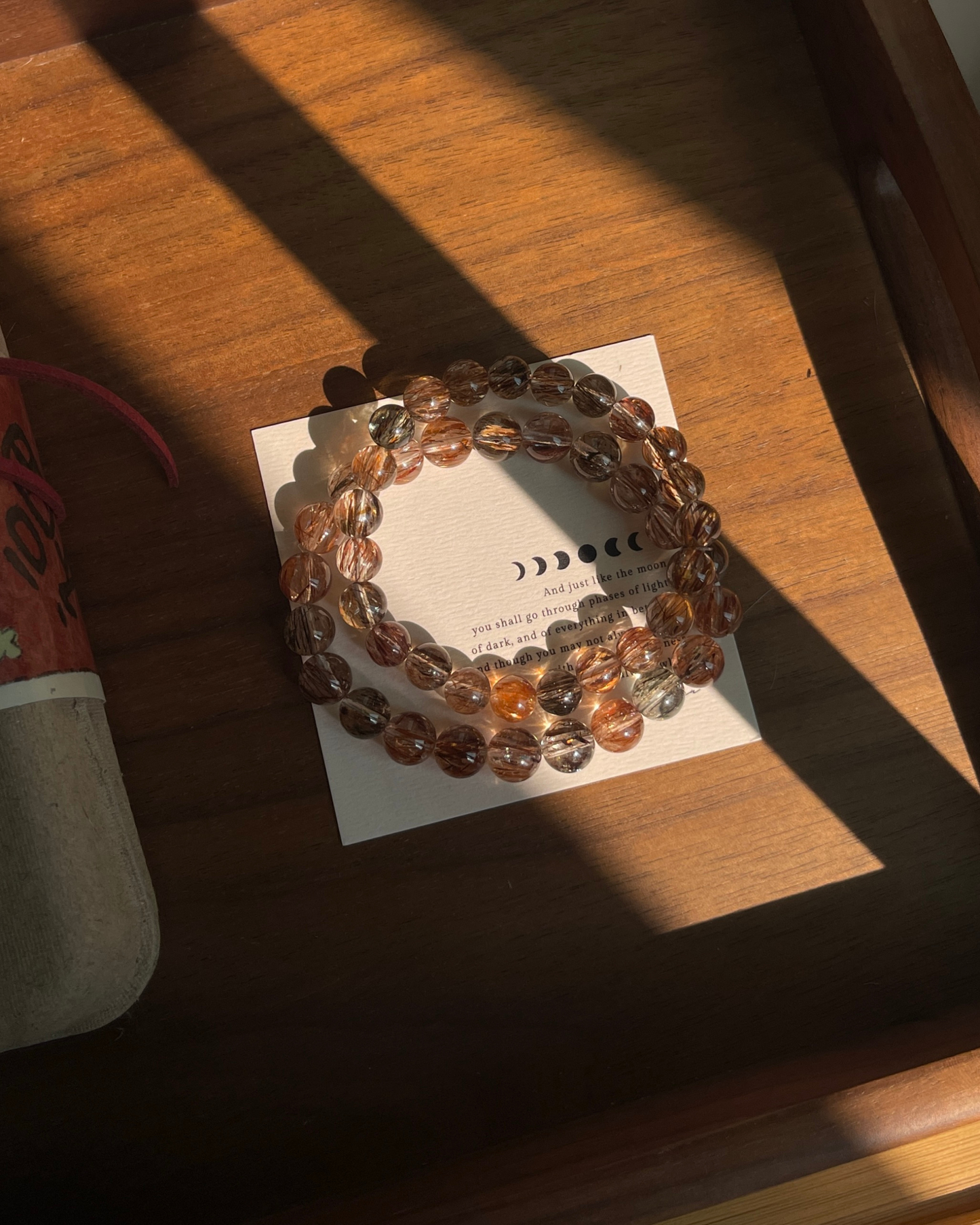 黑金超 Black Gold Rutilated Quartz