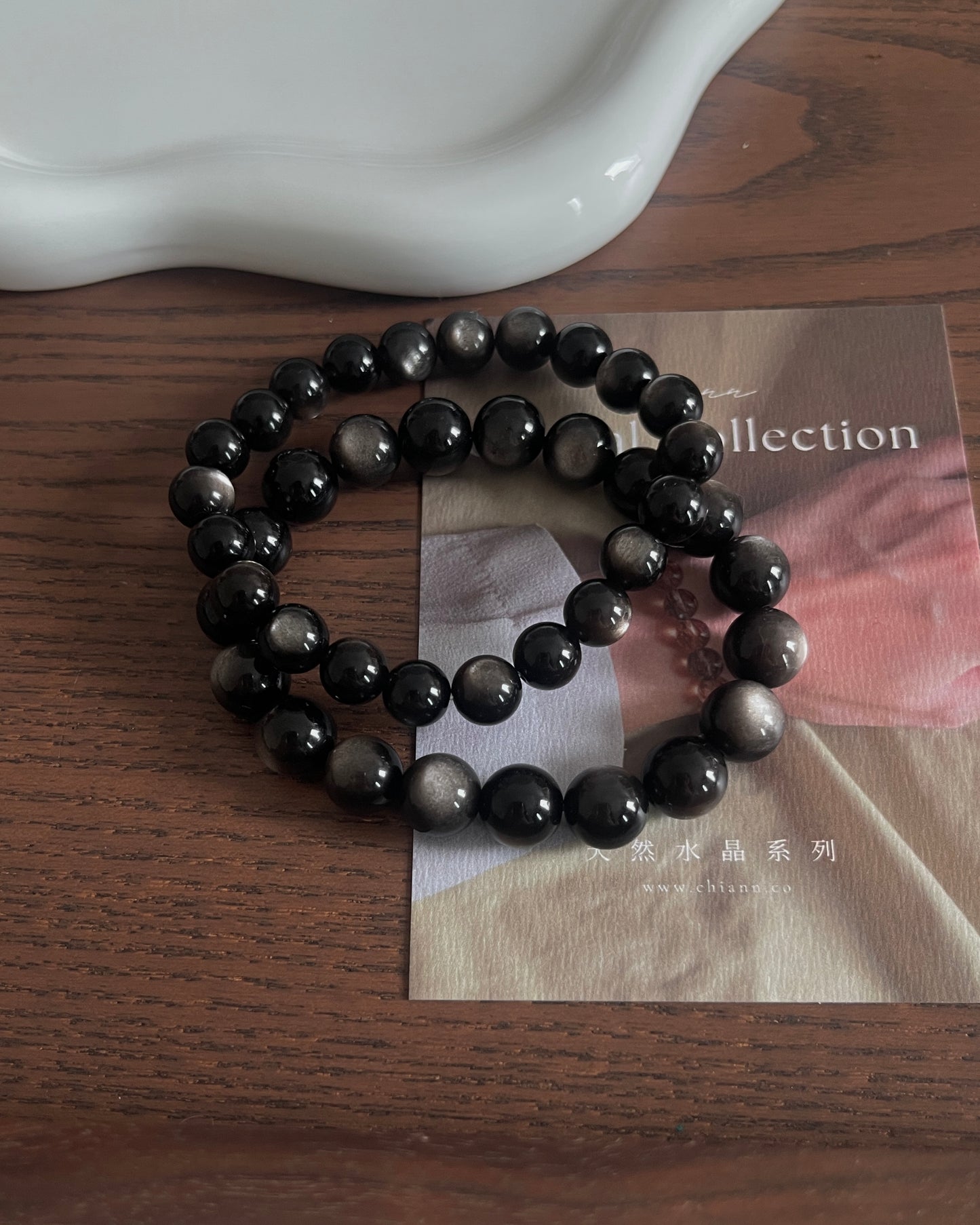 银曜石  Silver Obsidian