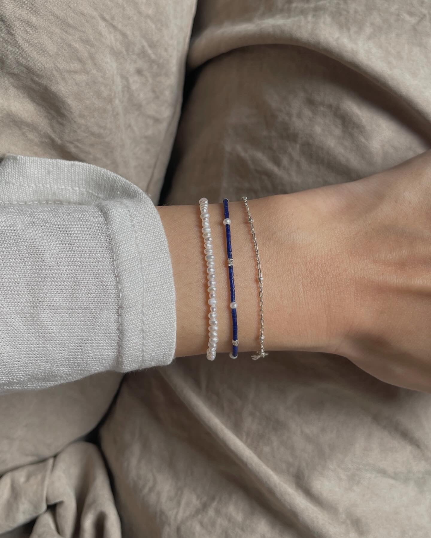 Anchi - 青金石手链【三件配套】