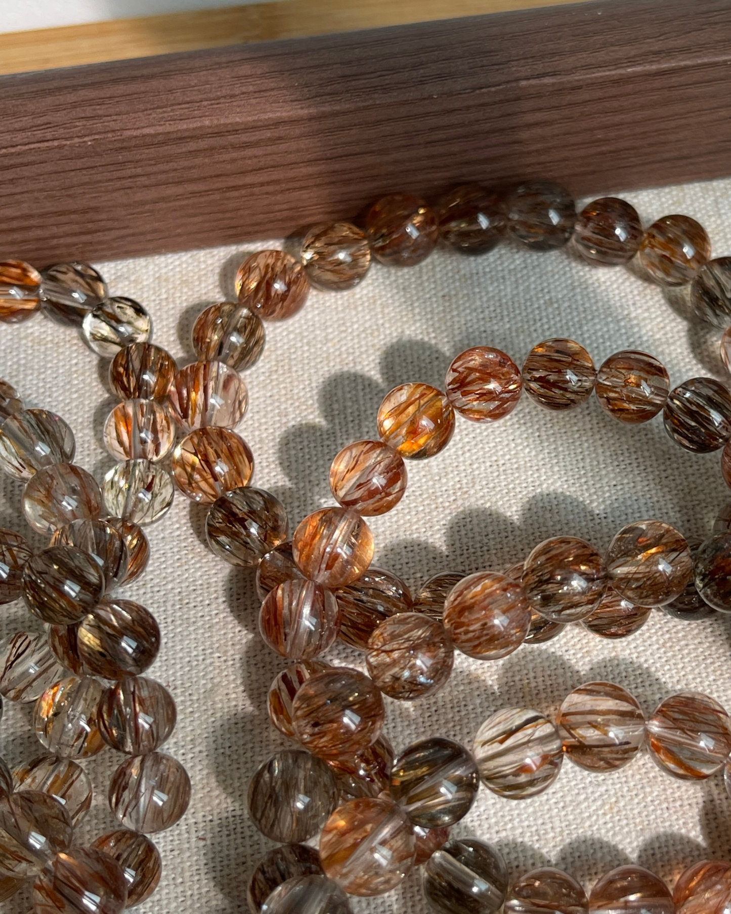 黑金超 Black Gold Rutilated Quartz