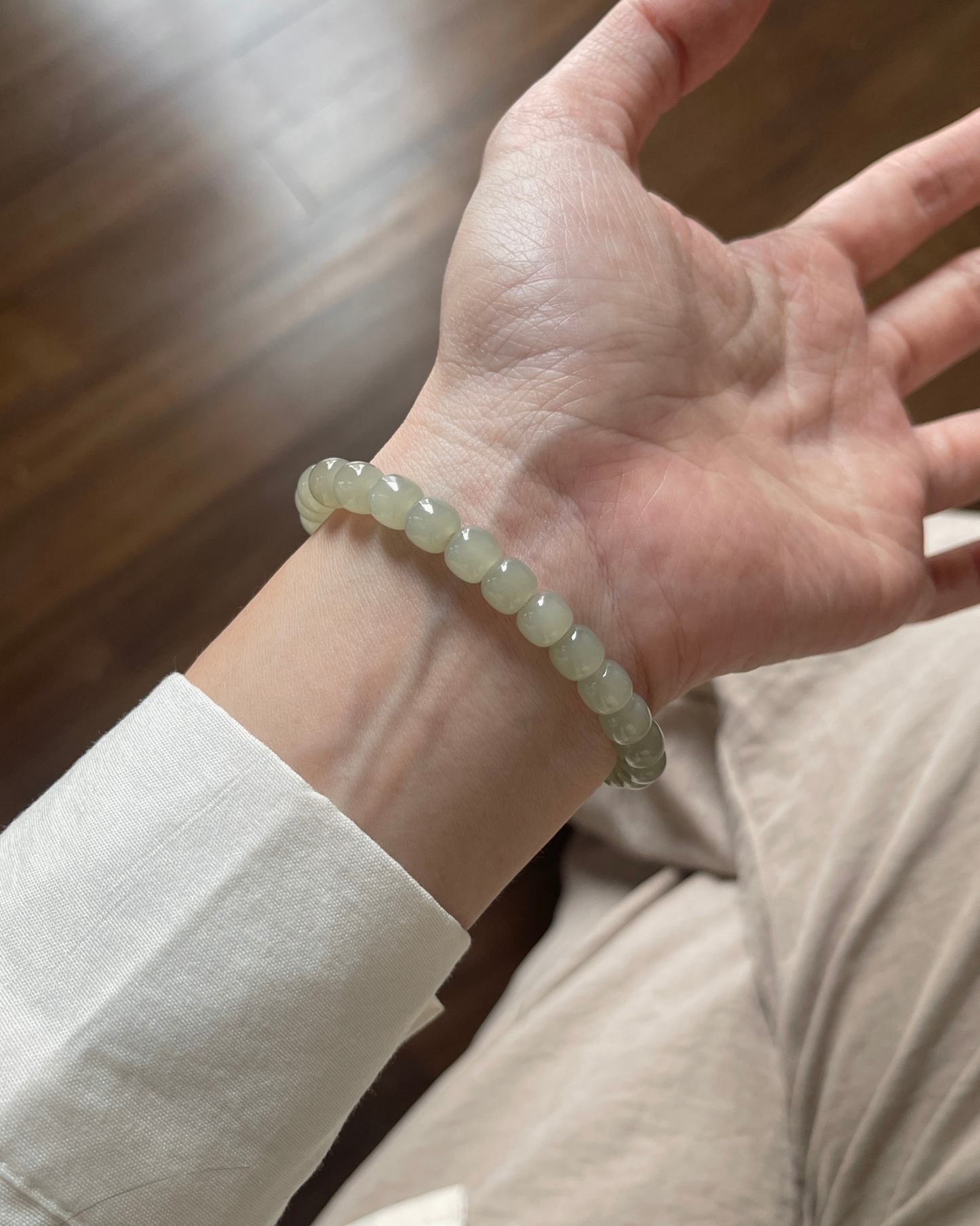 Anchi - 和田玉老型珠合集 Nephrite Jade Old Style Beads