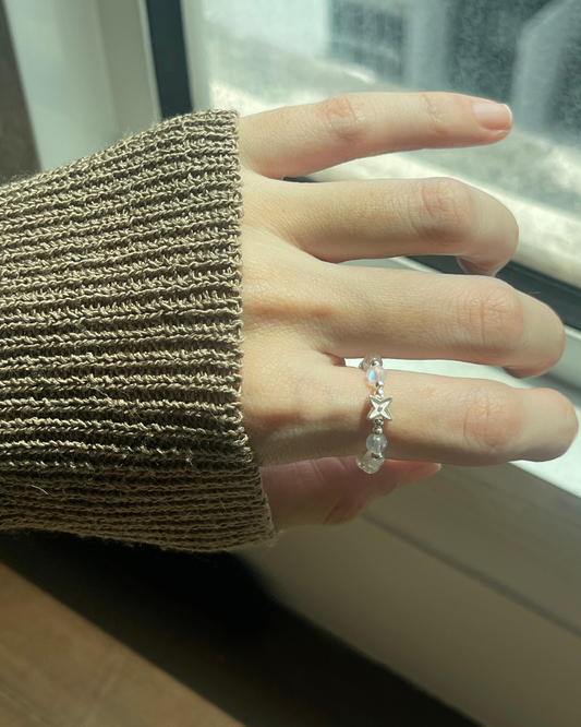 ANCHI - Lucky Star 蓝月光戒指