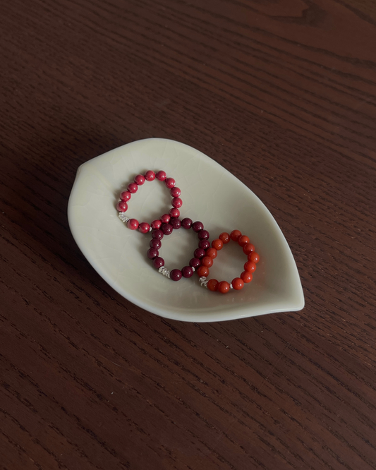 Anchi -【朱砂】【南红玛瑙】Silent Red