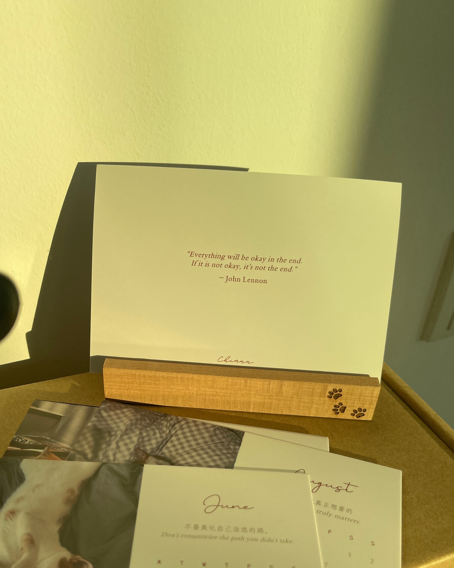 CHIANN 周边：2026年台历【未完待续】