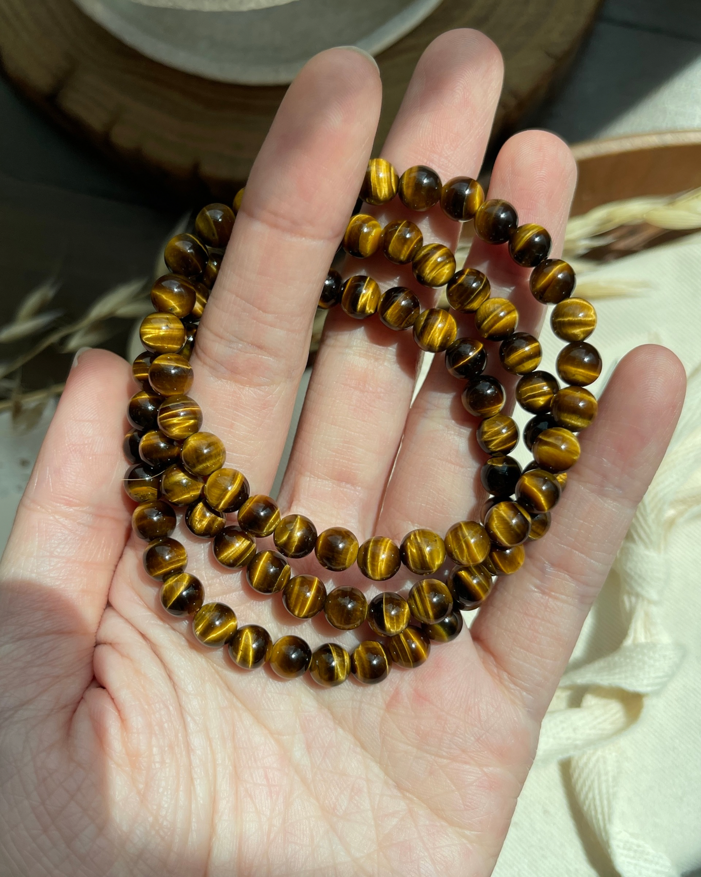（精品）黄虎眼 Yellow Tiger Eye