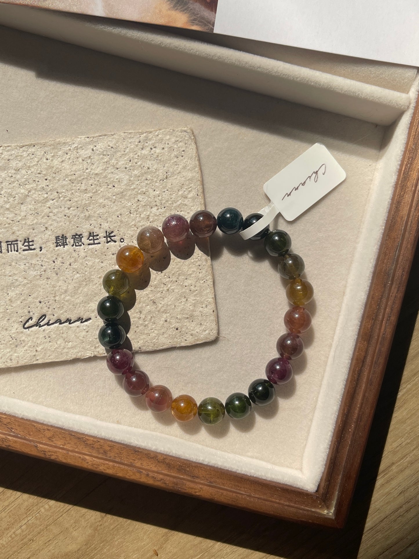 【中高品碧玺系列】老矿彩碧玺  Old Mine Rainbow Tourmaline