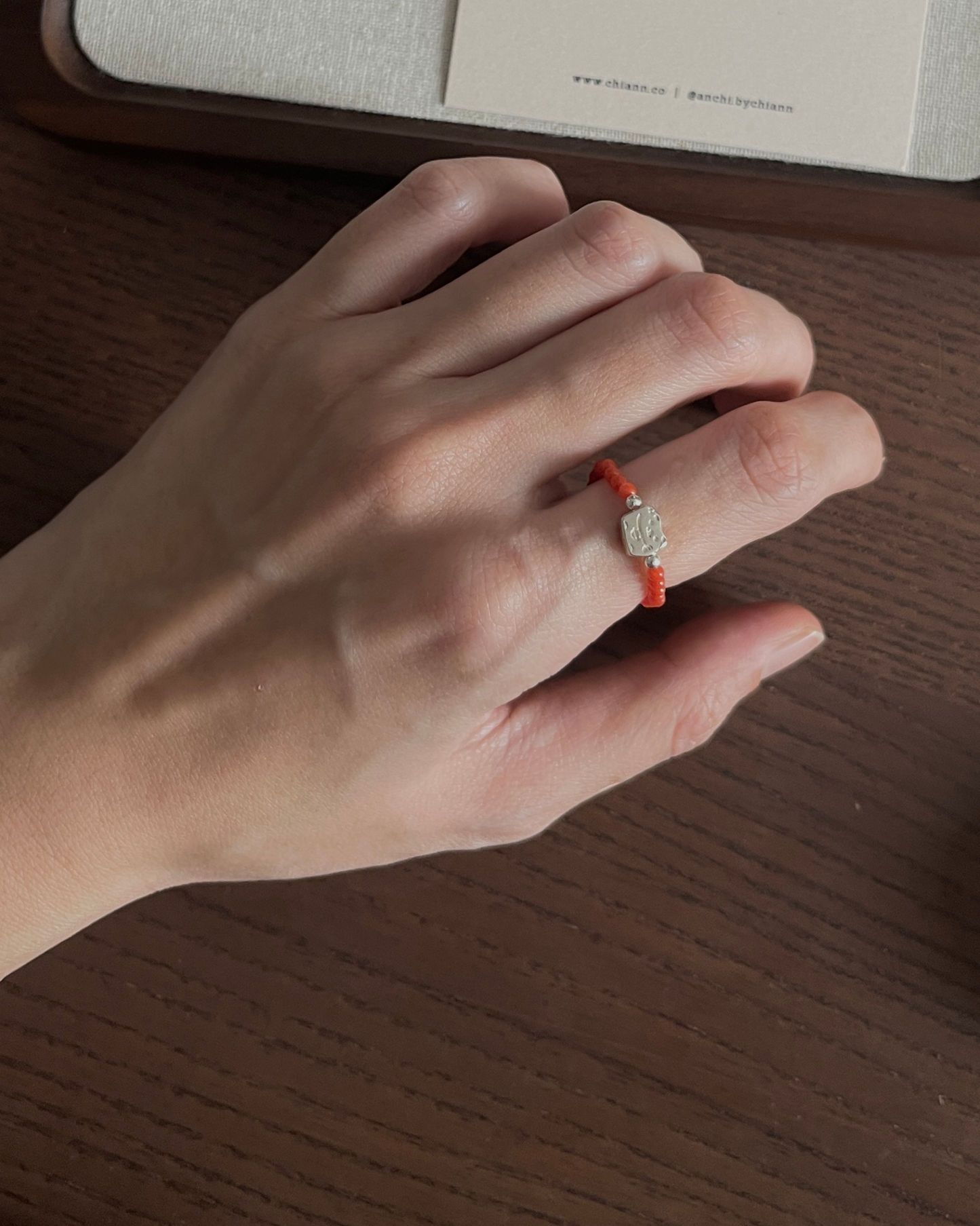 Anchi - 【招财猫】南红玛瑙戒指