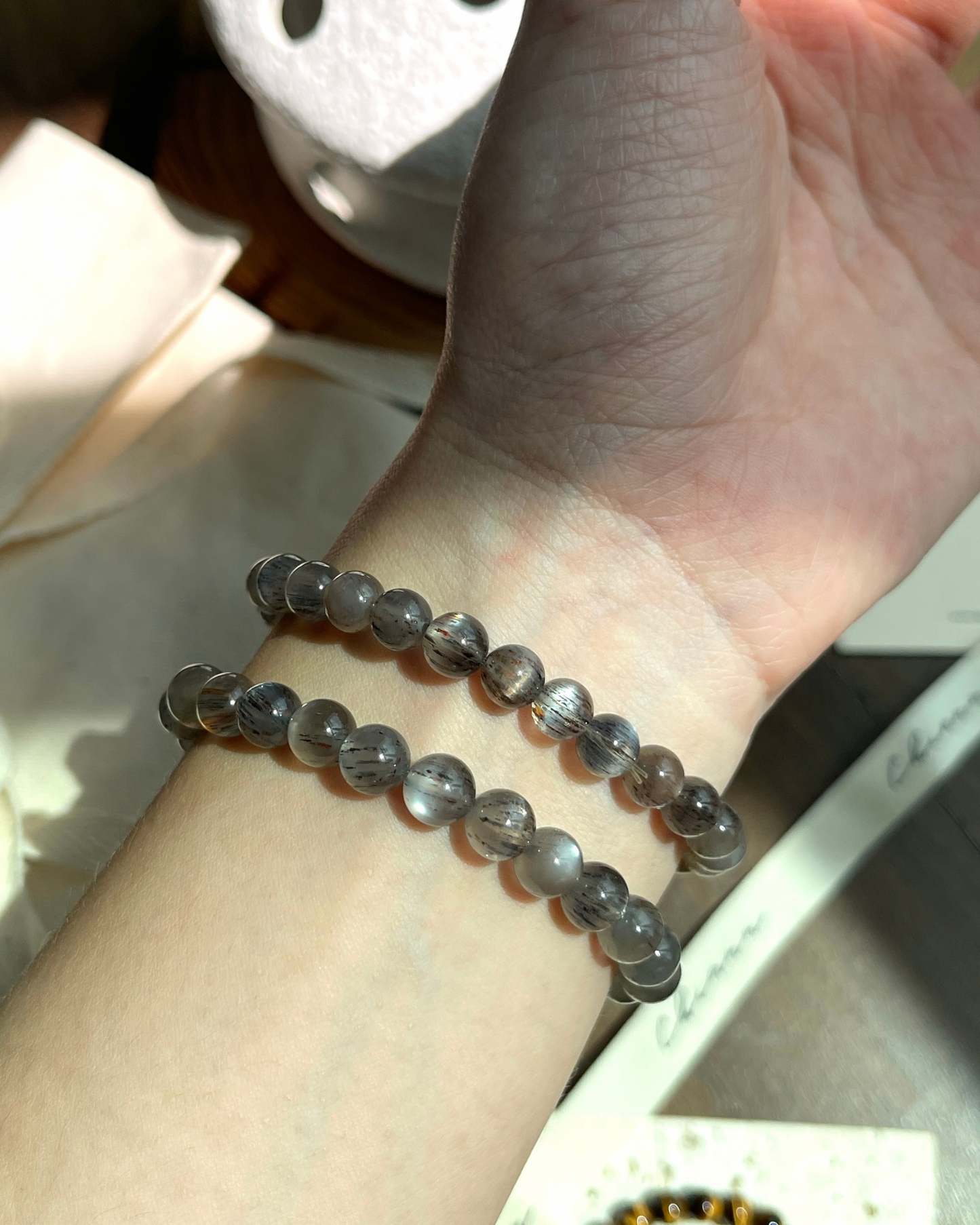 黑金骨干石 Black Gold Sunstone