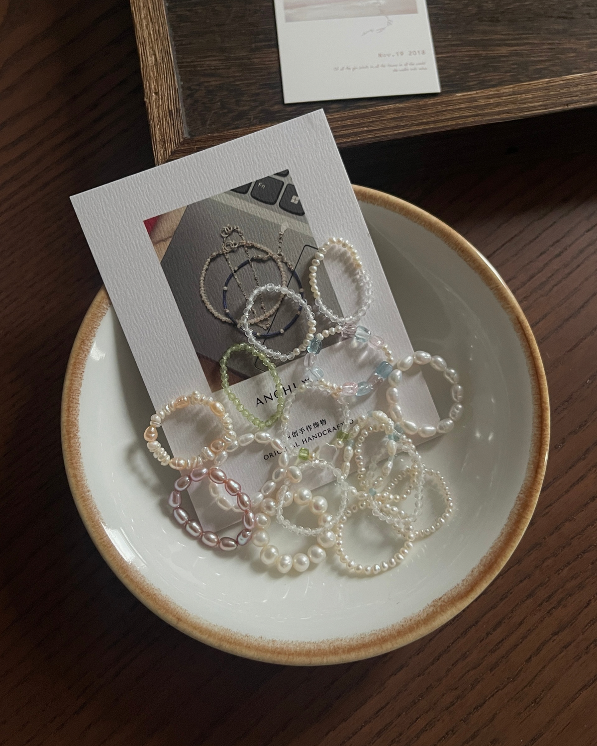 天然石弹力戒戒指 Ring Series