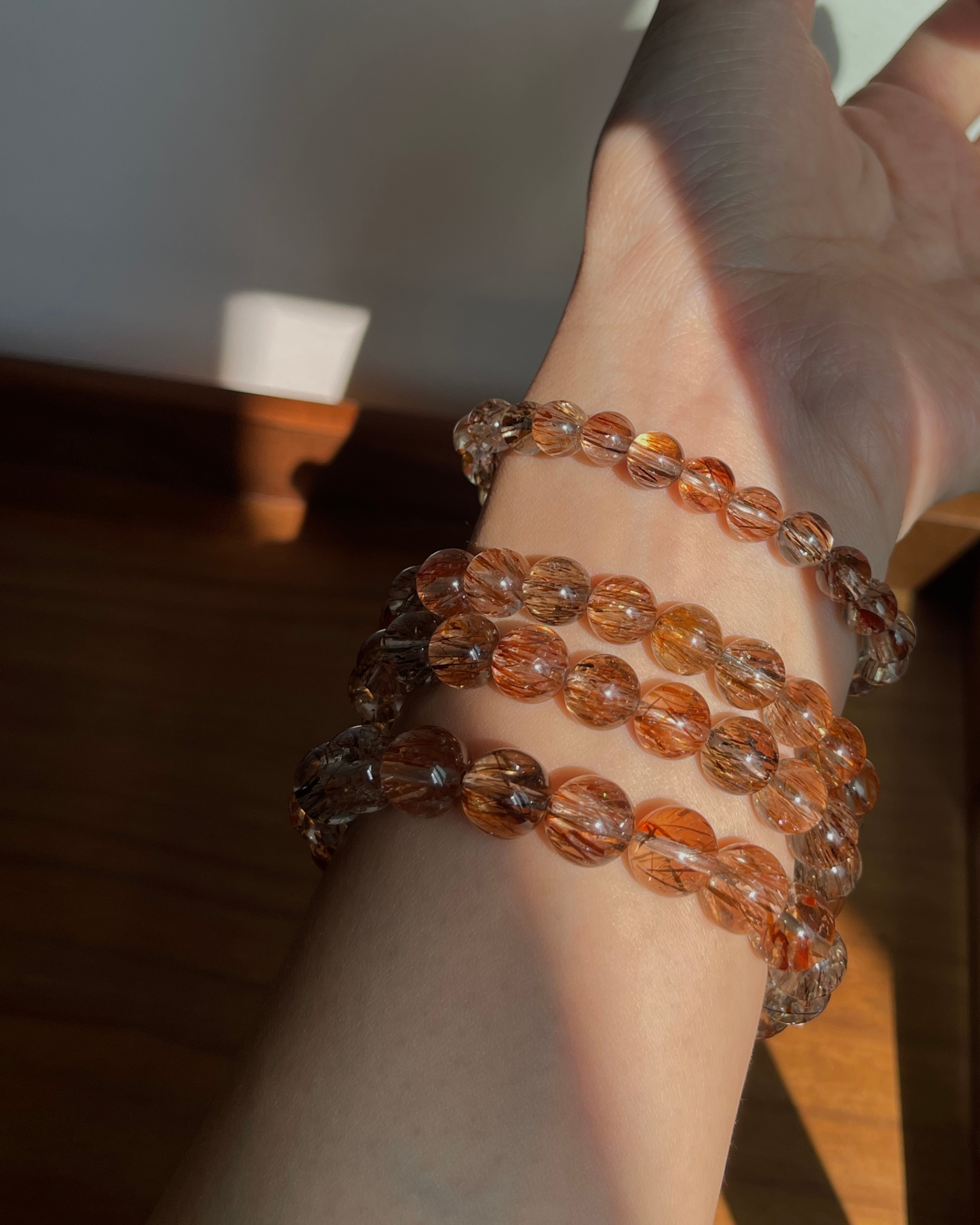 黑金超 Black Gold Rutilated Quartz