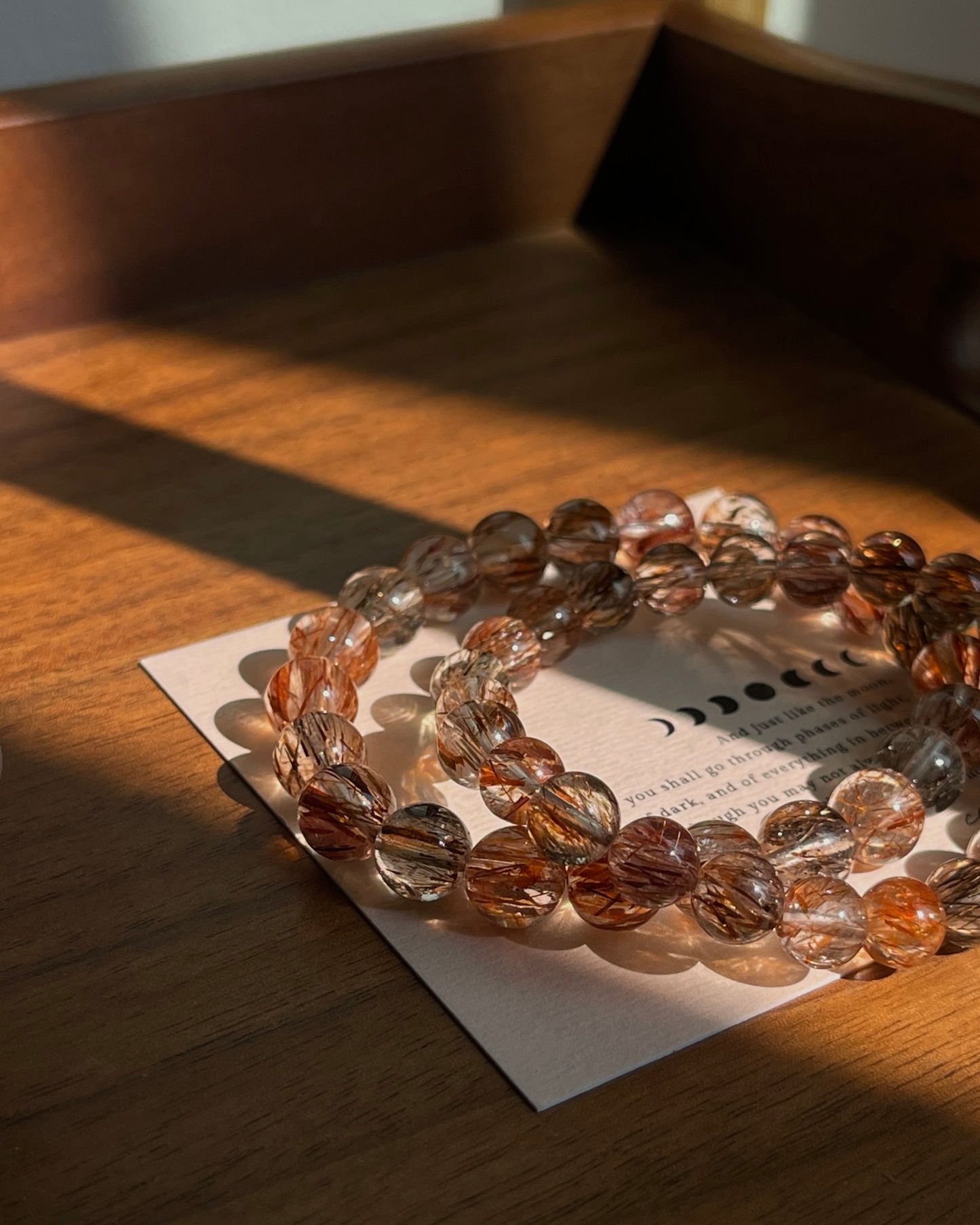 黑金超 Black Gold Rutilated Quartz