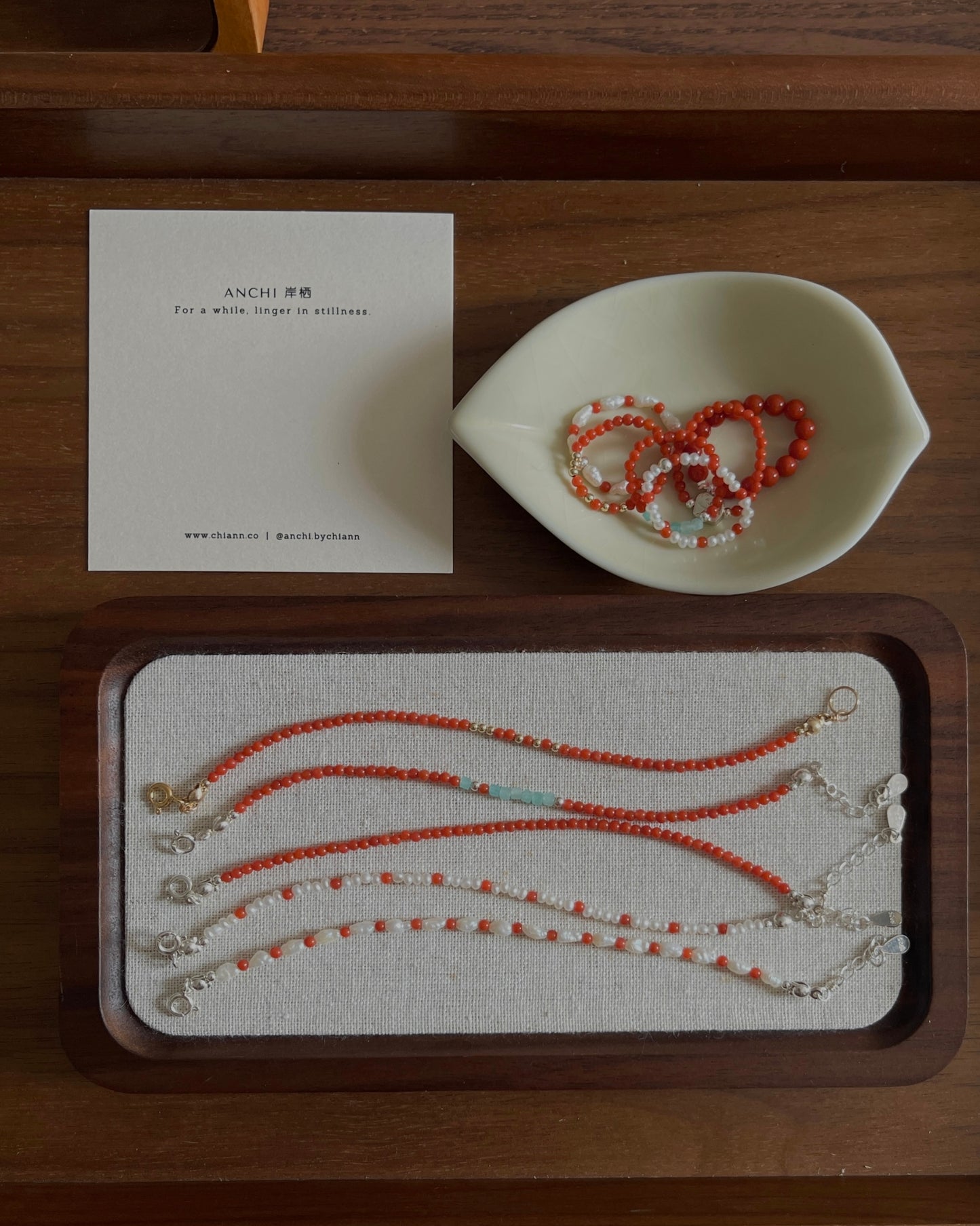 Anchi - 【南红玛瑙】细手链合集