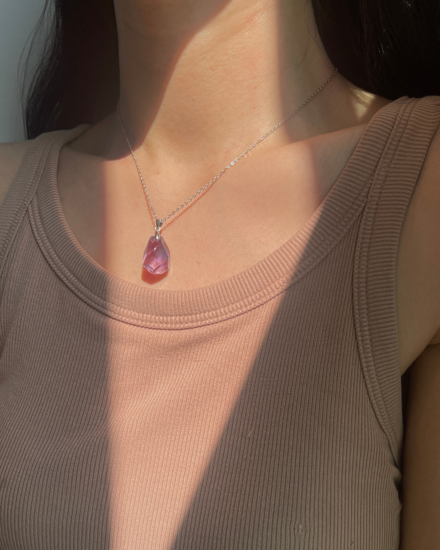 紫水晶随形吊坠 Amethyst Pendant