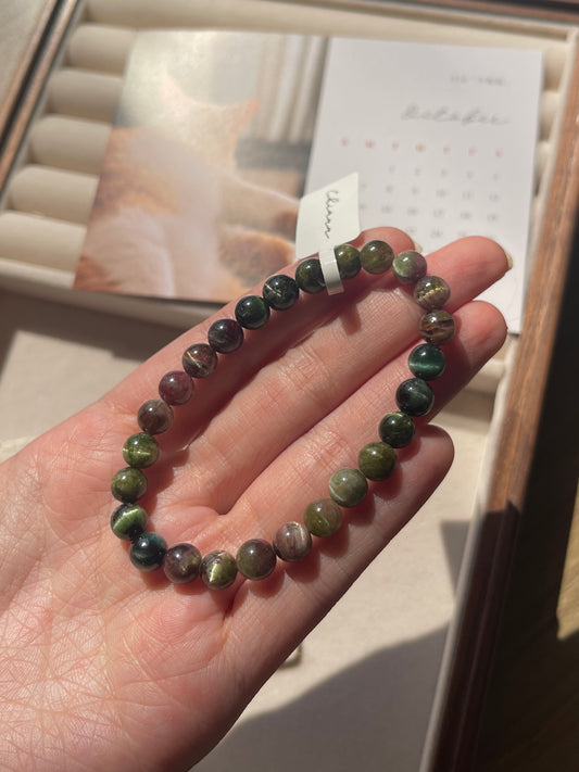 【中高品碧玺系列】深色猫眼西瓜碧玺  Watermelon Tourmaline