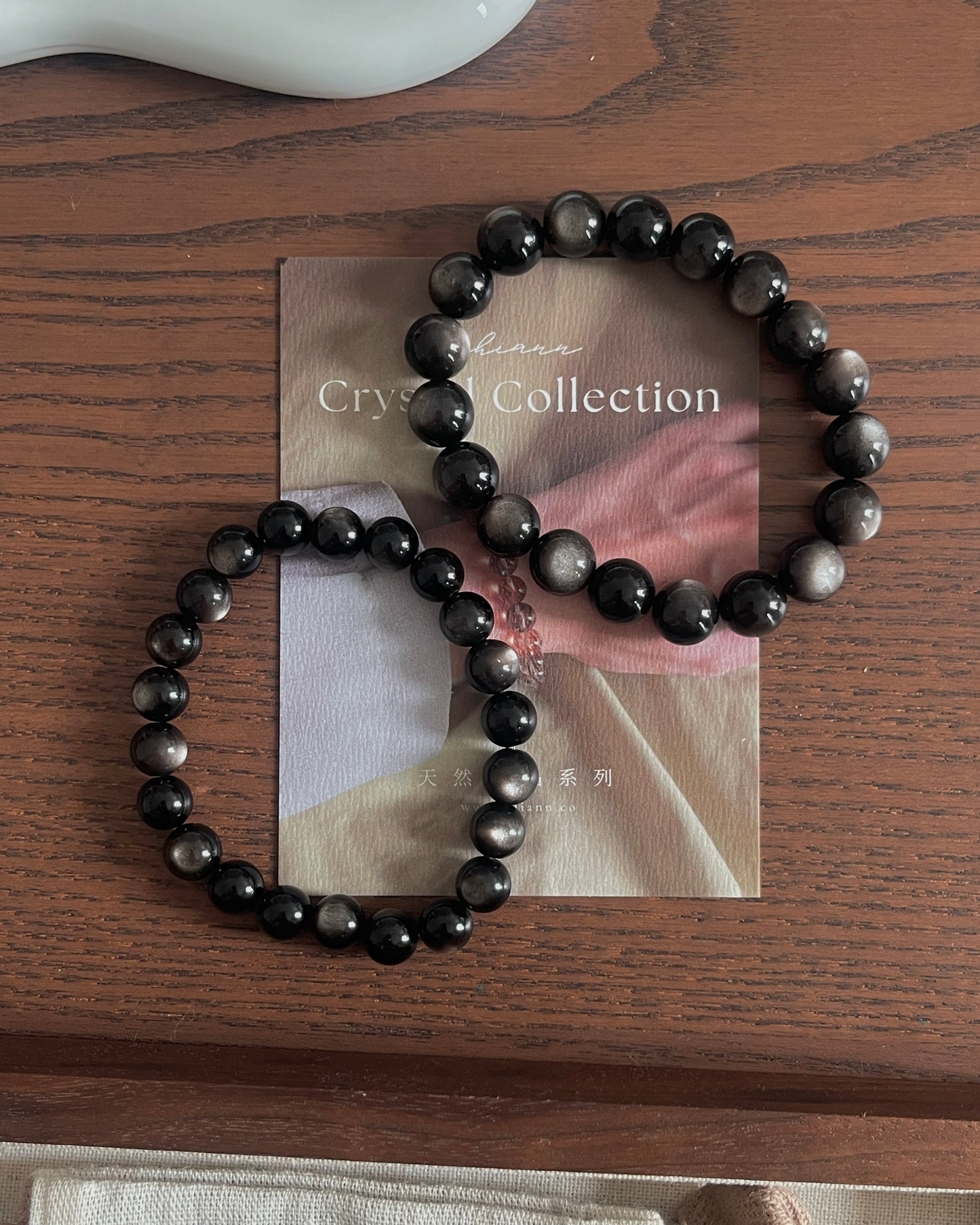 银曜石  Silver Obsidian