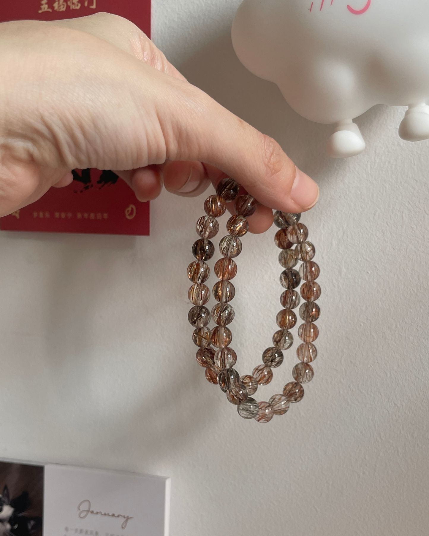 黑金超 Black Gold Rutilated Quartz