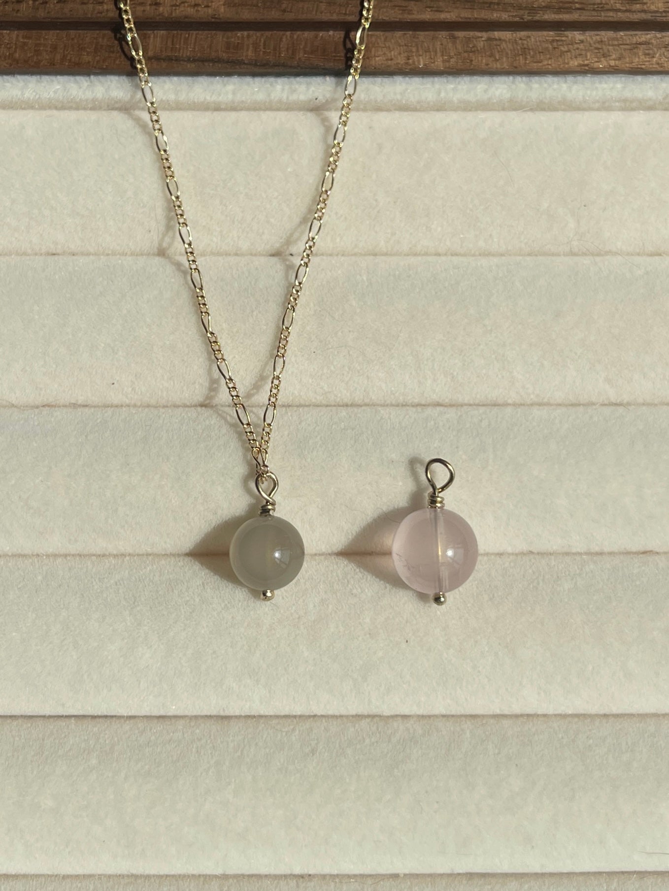 【原创】（自选水晶）基础水晶项链 Single Stone Crystal Necklace